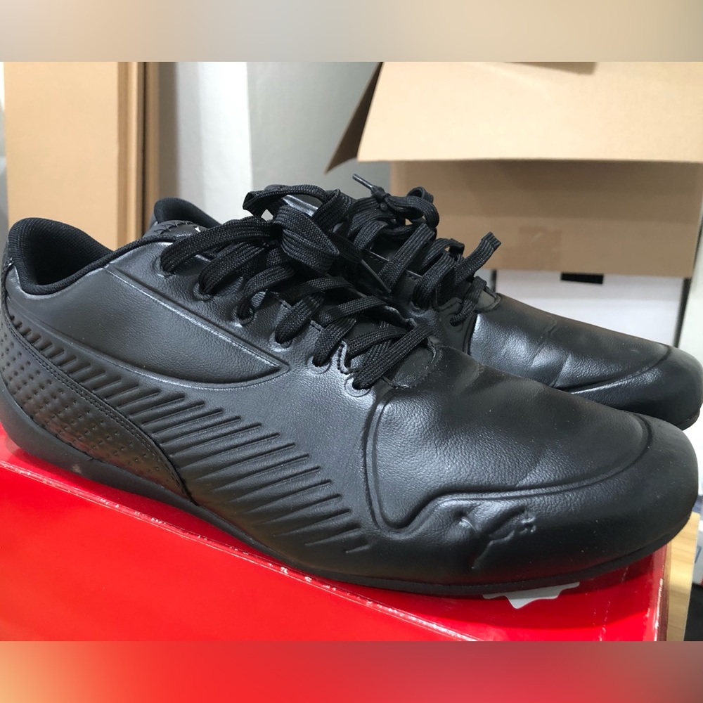 Used Puma Drift Cat 7S Ultra Black with box